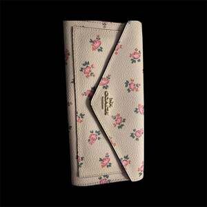 Coach Soft Wallet With Floral Bloom Print